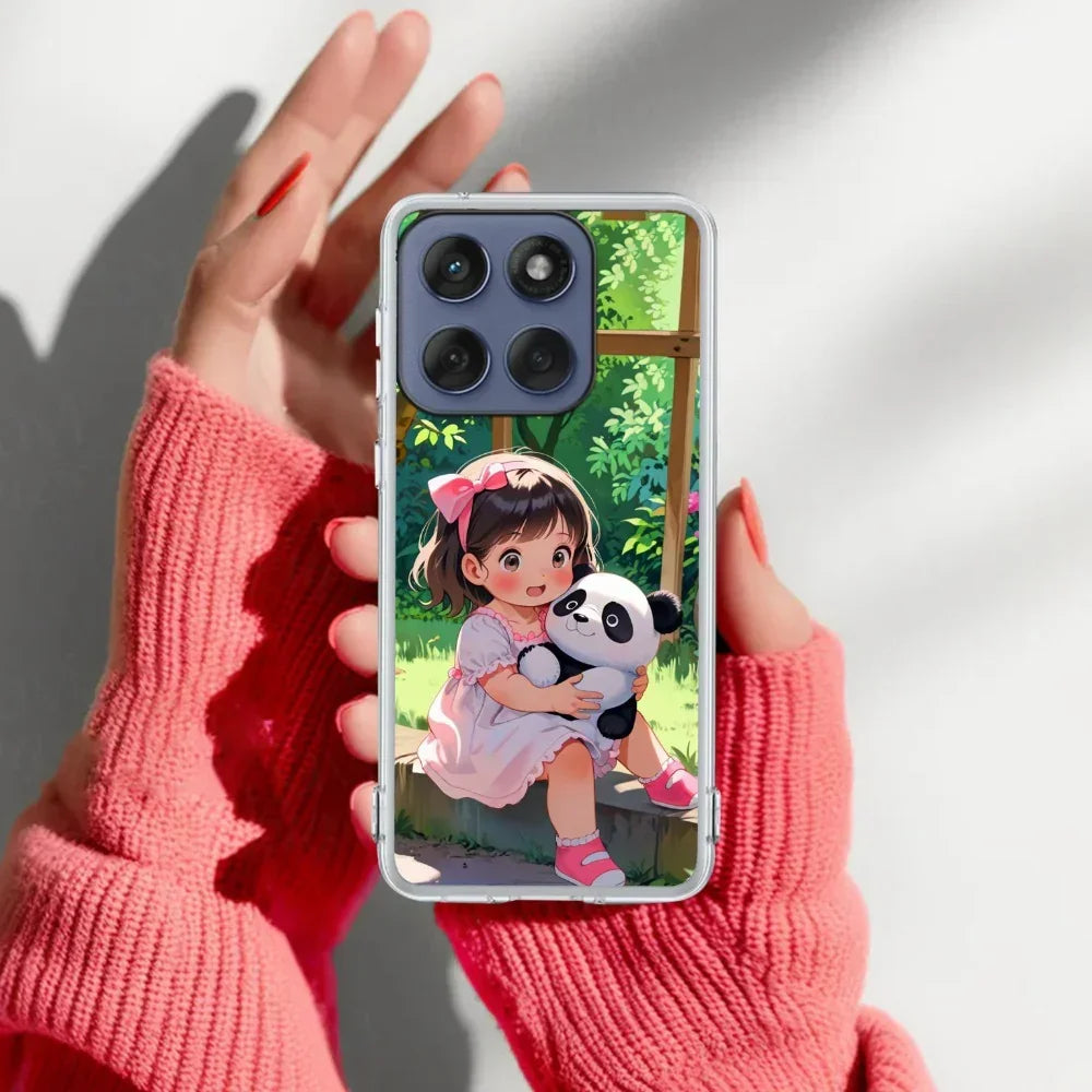Blush & Panda Anti Yellow Case For Motorola Edge 60 Pro 5G