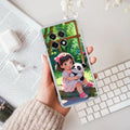 Blush & Panda Transparent Silicon Case For OnePlus 13R 5G