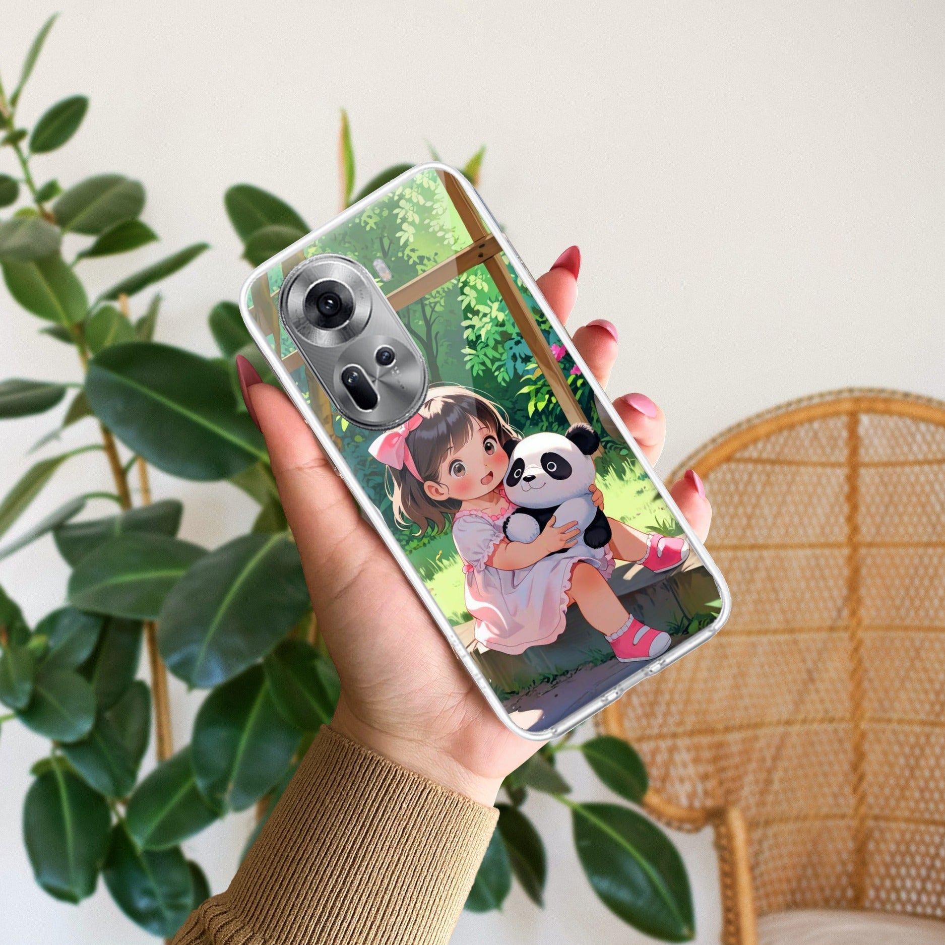 Blush & Panda Anti Yellow Case For Oppo Reno 11 5G