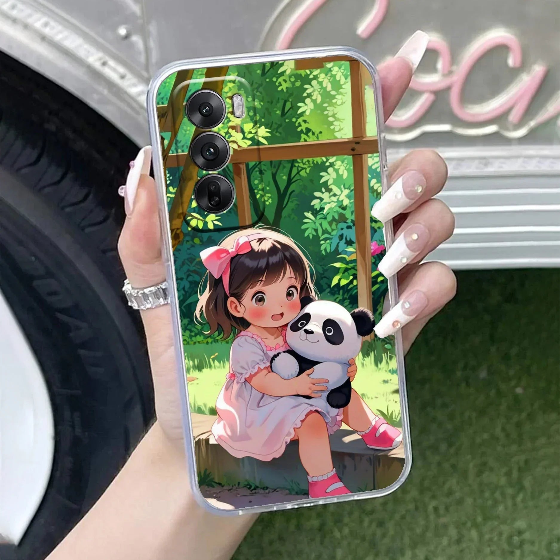 Blush & Panda Anti Yellow Case For Oppo Reno 12 Pro 5G