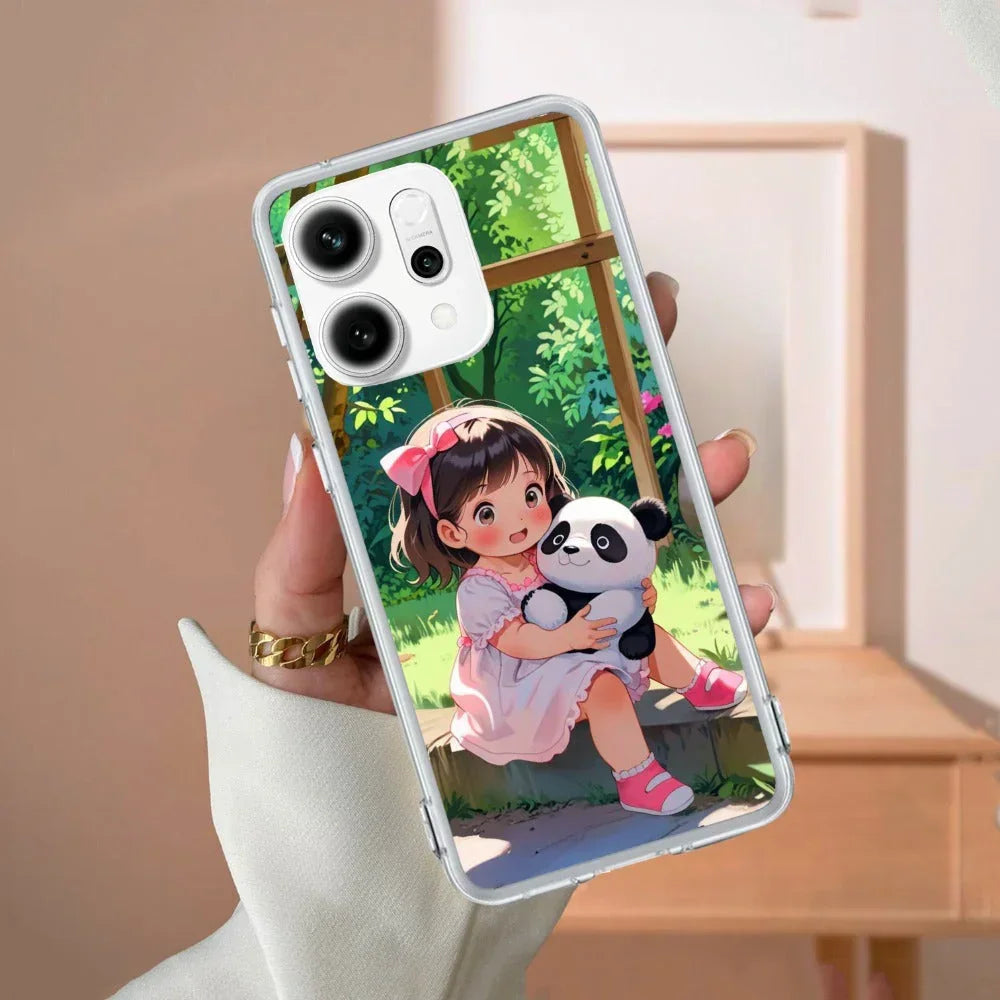 Blush & Panda Anti Yellow Case For OPPO Reno 14 Pro 5G