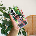 Blush & Panda  Transparent Silicon Case For Realme 10 Pro Plus 5G
