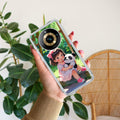 Blush & Panda  Transparent Silicon Case For Realme 11 Pro Plus 5G