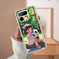 Blush & Panda  Transparent Silicon Case For Realme GT 7T 5G