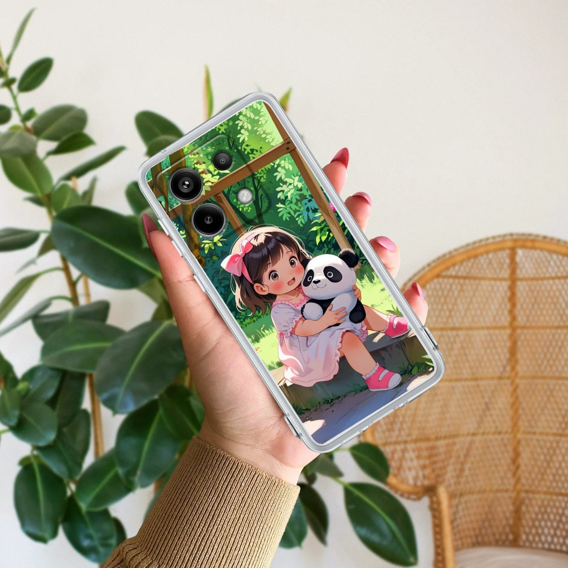 Blush & Panda Transparent Silicon Case For Redmi/Xiaomi - ShopOnCliQ