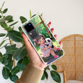Blush & Panda  Transparent Silicon Case For Vivo V30 Pro 5G