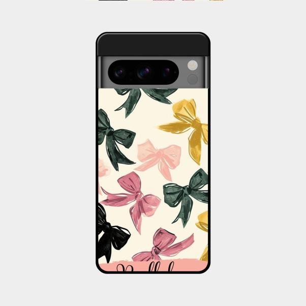 Bow Customize Glass Case Cover For Google Pixel 8 Pro 5G