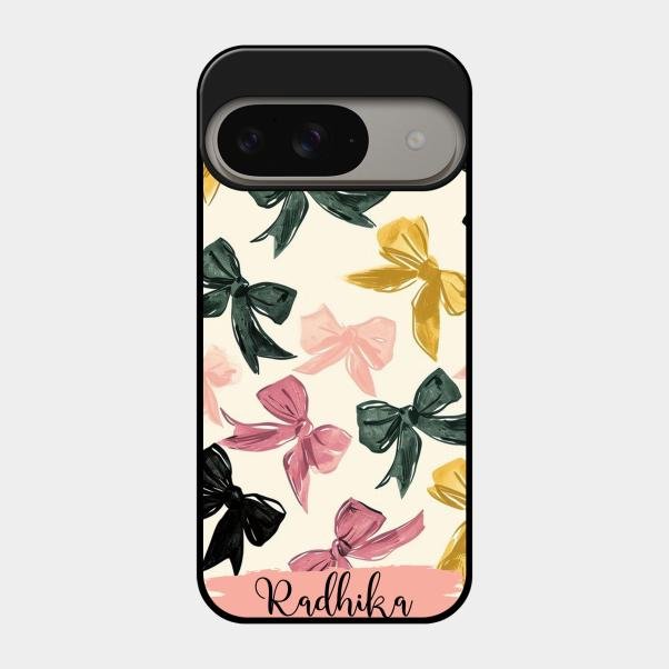 Bow Customize Glass Case Cover For Google Pixel 9 5G