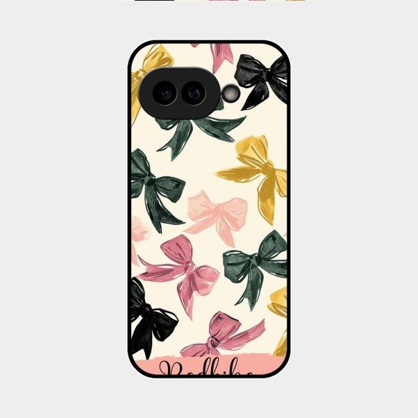 Bow Customize Glass Case Cover For Google Pixel 9A 5G