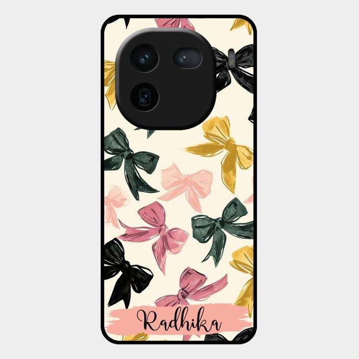 Bow Customize Glass Case Cover For Iqoo 12 5G
