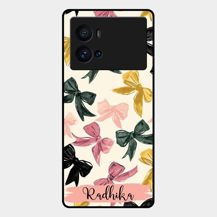 Bow Customize Glass Case Cover For Iqoo 9 Pro 5G