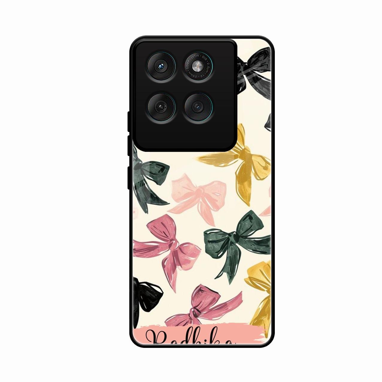 Bow Customize Glass Case Cover For Motorola Edge 60 Pro 5G