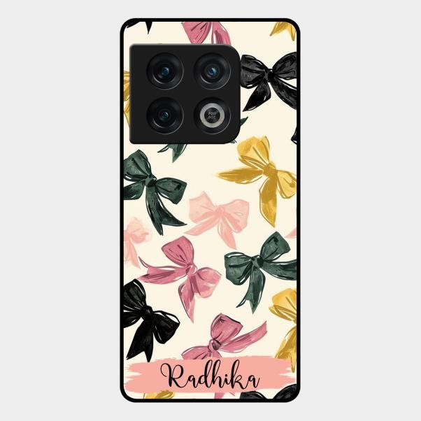 Bow Customize Glass Case Cover For Oneplus 10 Pro 5G