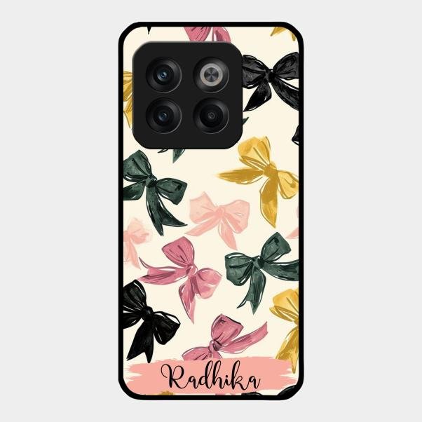 Bow Customize Glass Case Cover For Oneplus 10T 5G