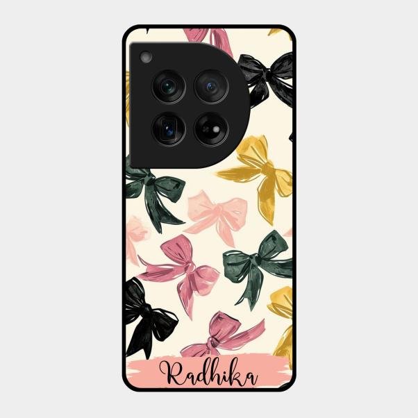 Bow Customize Glass Case Cover For Oneplus 12 5G
