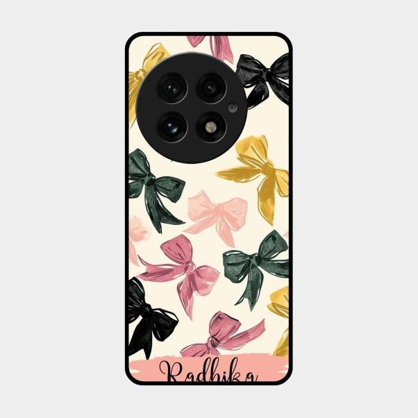 Bow Customize Glass Case Cover For Oneplus 13 5G