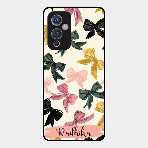 Bow Customize Glass Case Cover For Oneplus 9 5G