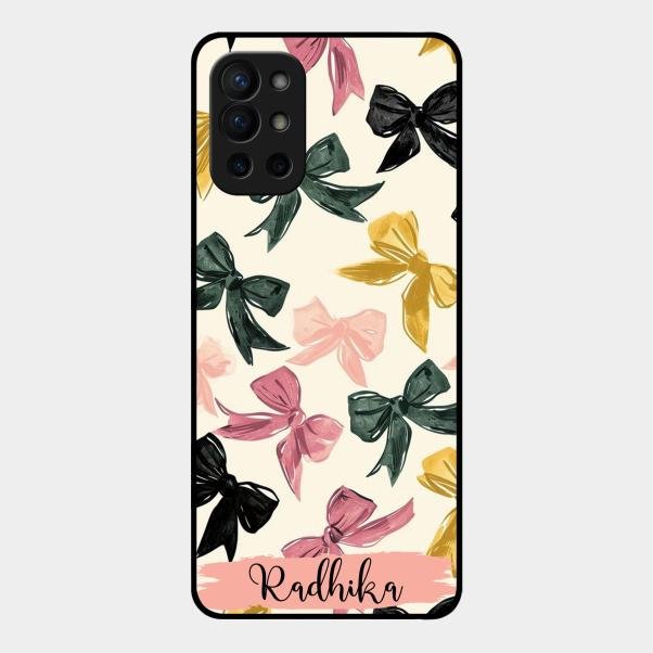 Bow Customize Glass Case Cover For Oneplus 9R 5G