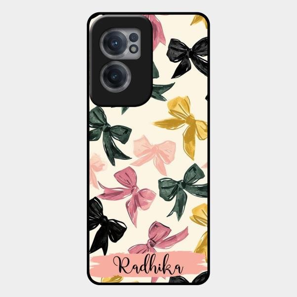Bow Customize Glass Case Cover For Oneplus Nord Ce 2 5G