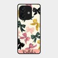 Bow Customize Glass Case Cover For Oppo A3X 5G