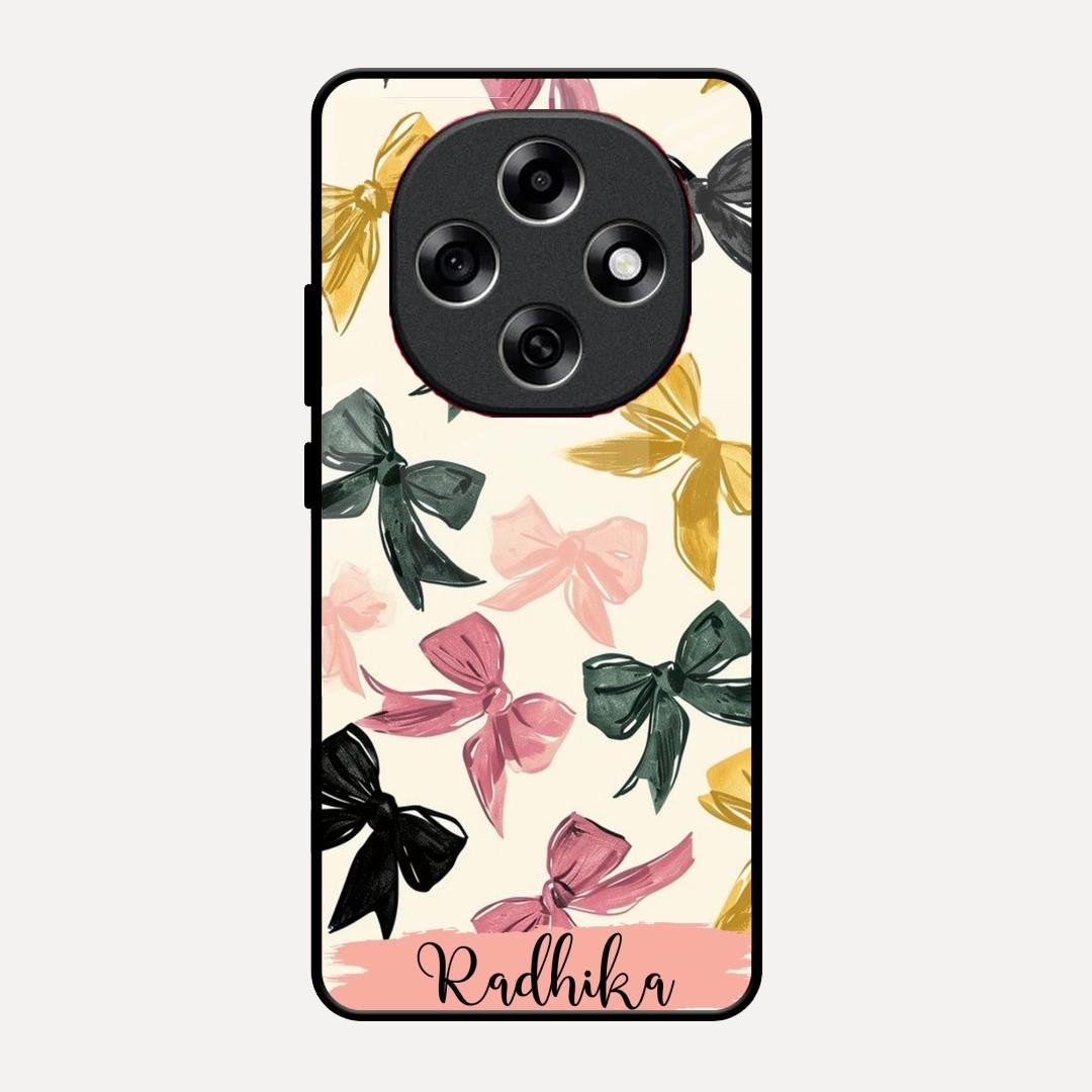 Bow Customize Glass Case Cover For Oppo F31 Pro 5G