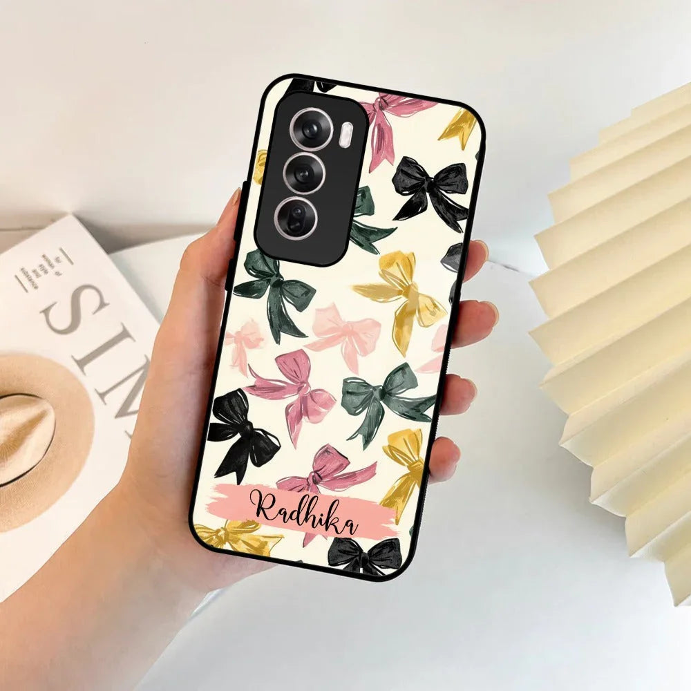 Bow Customize Glass Case Cover For Oppo - ShopOnCliQ