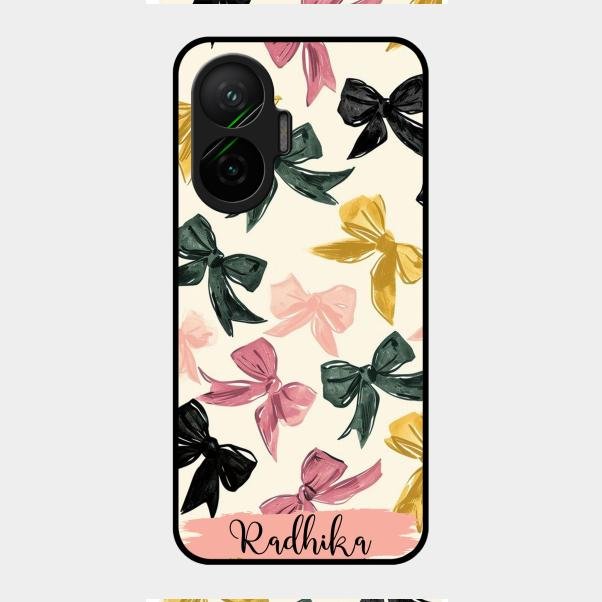 Bow Customize Glass Case Cover For Poco F7 5G
