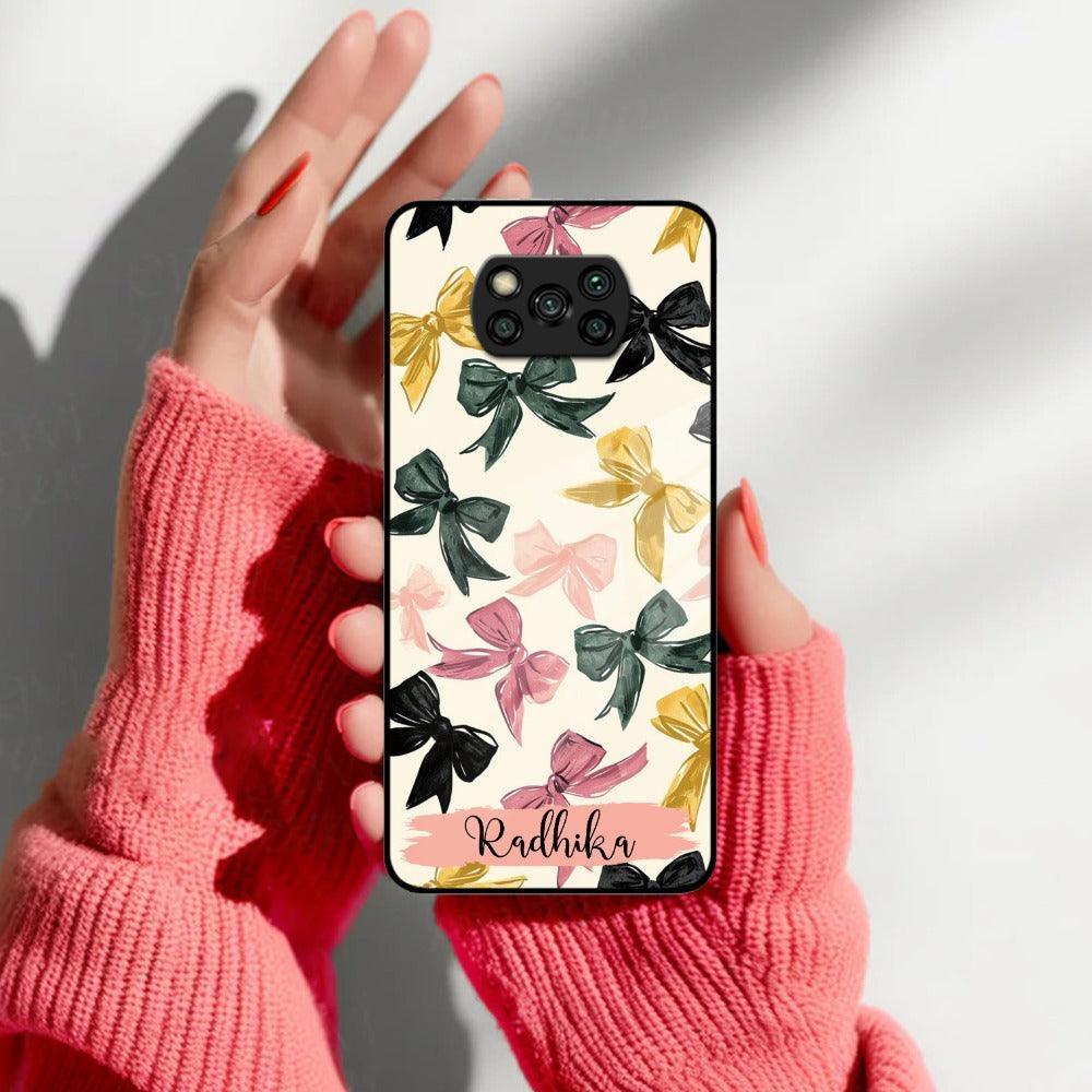Bow Customize Glass Case Cover For Poco - ShopOnCliQ