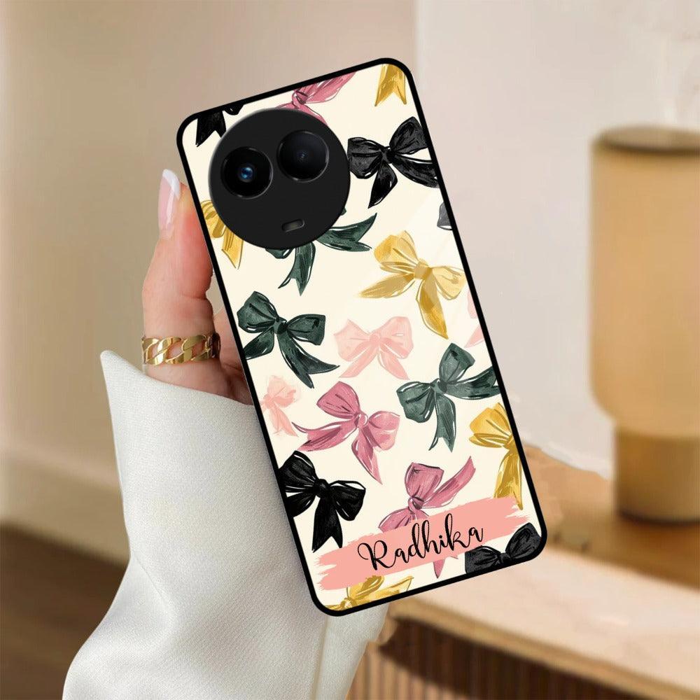 Bow Customize Glass Case Cover For Realme/Narzo - ShopOnCliQ