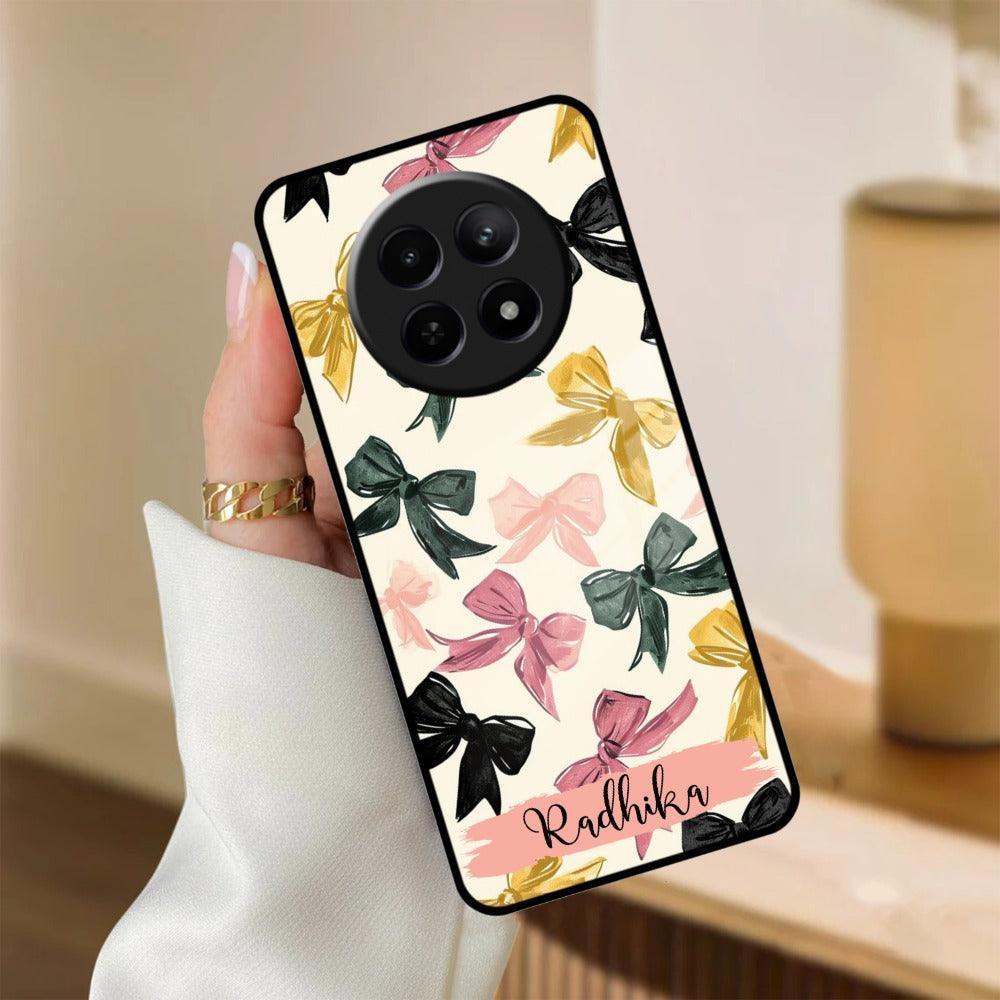 Bow Customize Glass Case Cover For Realme/Narzo - ShopOnCliQ
