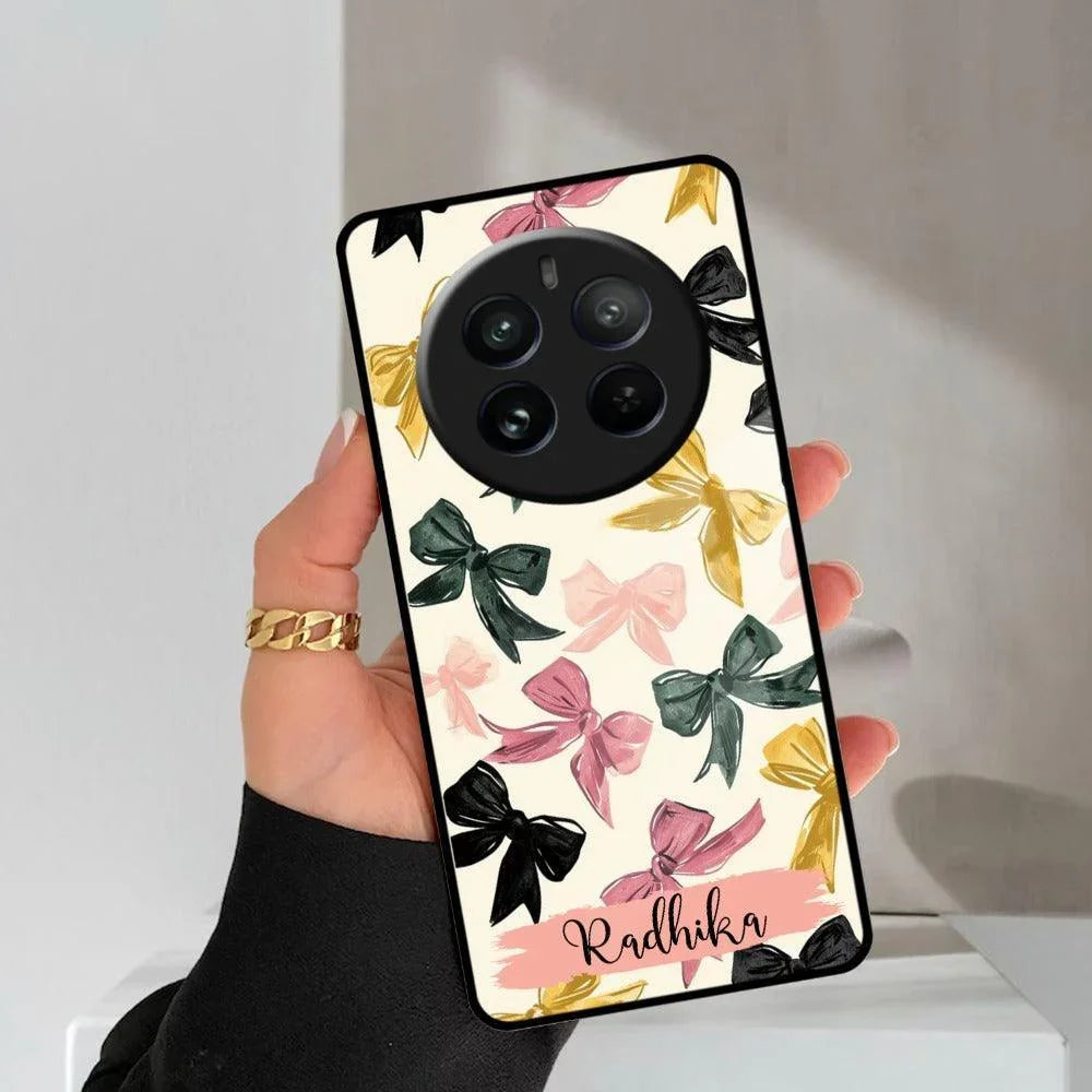 Bow Customize Glass Case Cover For Realme/Narzo - ShopOnCliQ