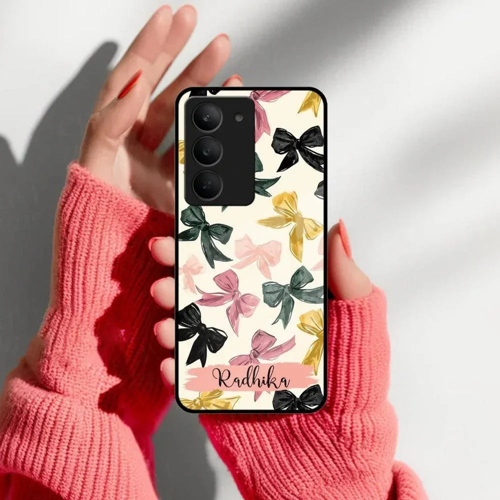 Bow Customize Glass Case Cover For Realme/Narzo - ShopOnCliQ
