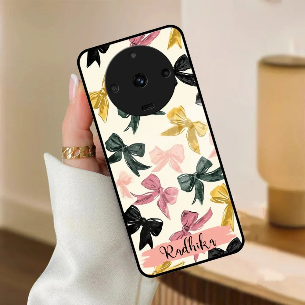 Bow Customize Glass Case Cover For Realme/Narzo - ShopOnCliQ
