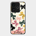 Bow Customize Glass Case Cover For Redmi 13 5G