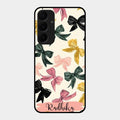 Bow Customize Glass Case Cover For Samsung Galaxy A55 5G