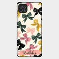 Bow Customize Glass Case Cover For Samsung Galaxy F42 5G