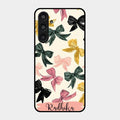 Bow Customize Glass Case Cover For Samsung Galaxy M35 5G