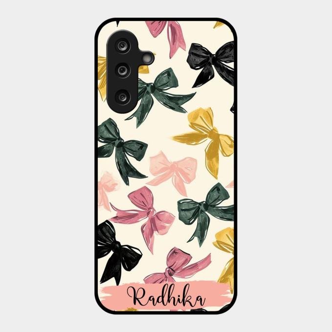 Bow Customize Glass Case Cover For Samsung Galaxy M36 5G