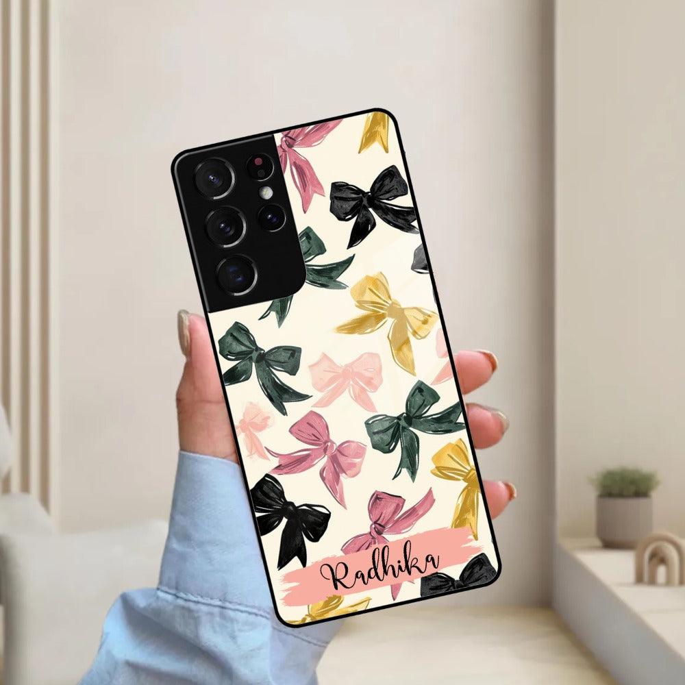 Bow Customize Glass Case Cover For Samsung - ShopOnCliQ