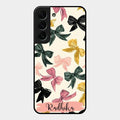 Bow Customize Glass Case Cover For Samsung Galaxy S22 Plus 5G