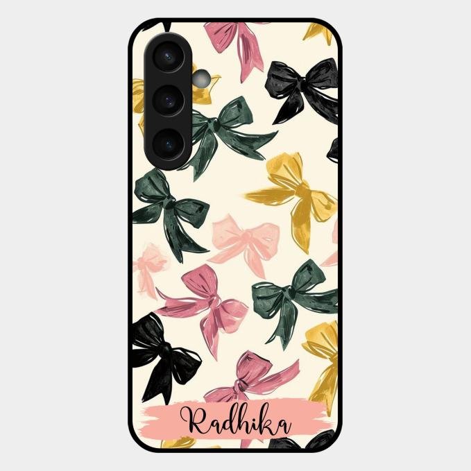 Bow Customize Glass Case Cover For Samsung Galaxy S23 Fe 5G