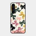 Bow Customize Glass Case Cover For Samsung Galaxy S24 5G