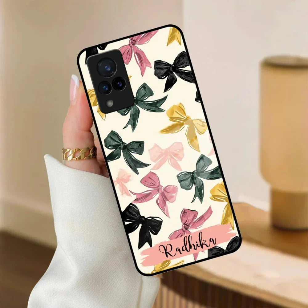 Bow Customize Glass Case Cover For Vivo - ShopOnCliQ