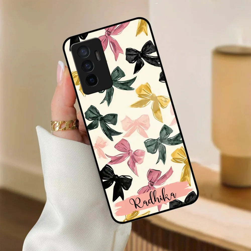 Bow Customize Glass Case Cover For Vivo - ShopOnCliQ