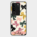 Bow Customize Glass Case Cover For Vivo V29 Pro 5G