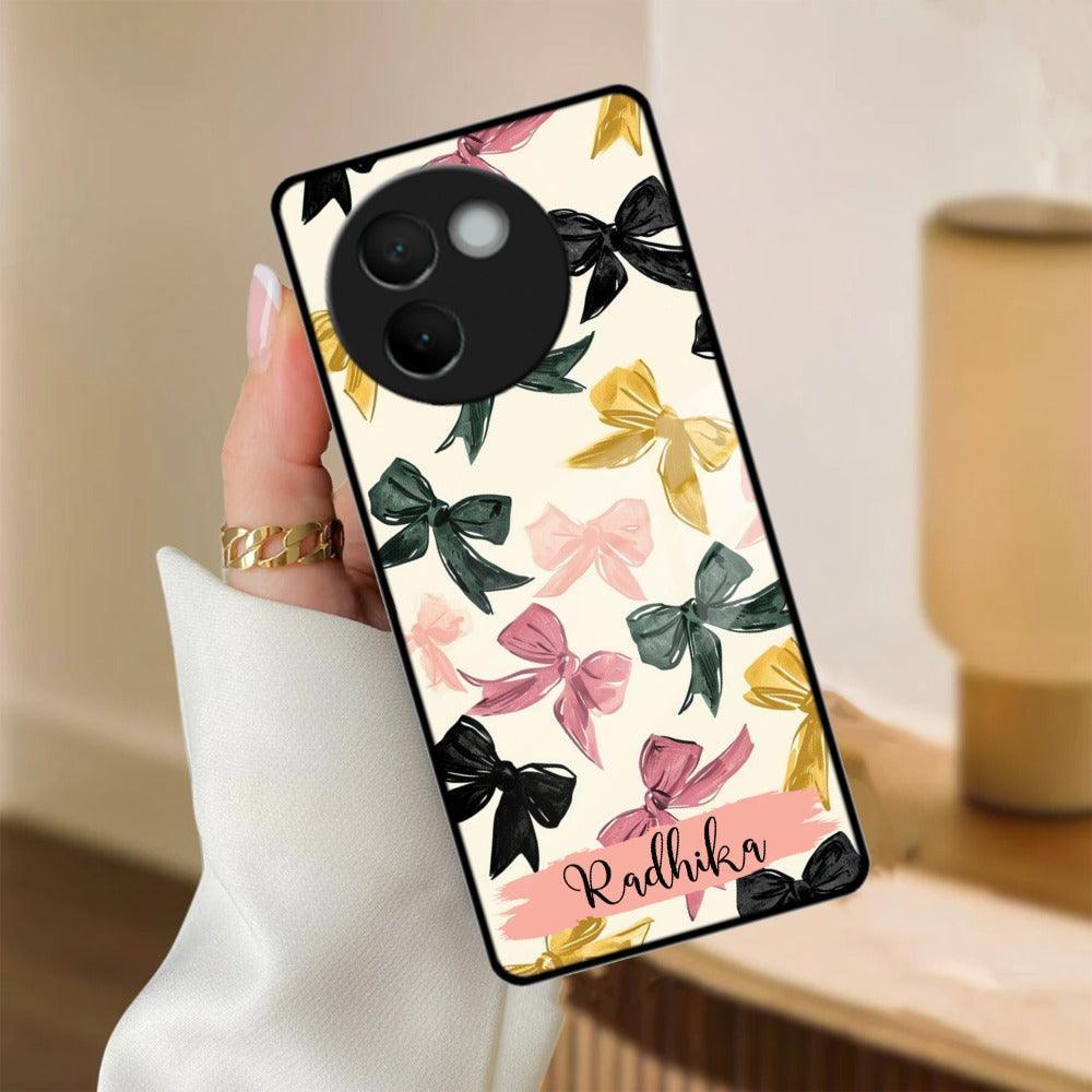 Bow Customize Glass Case Cover For Vivo - ShopOnCliQ