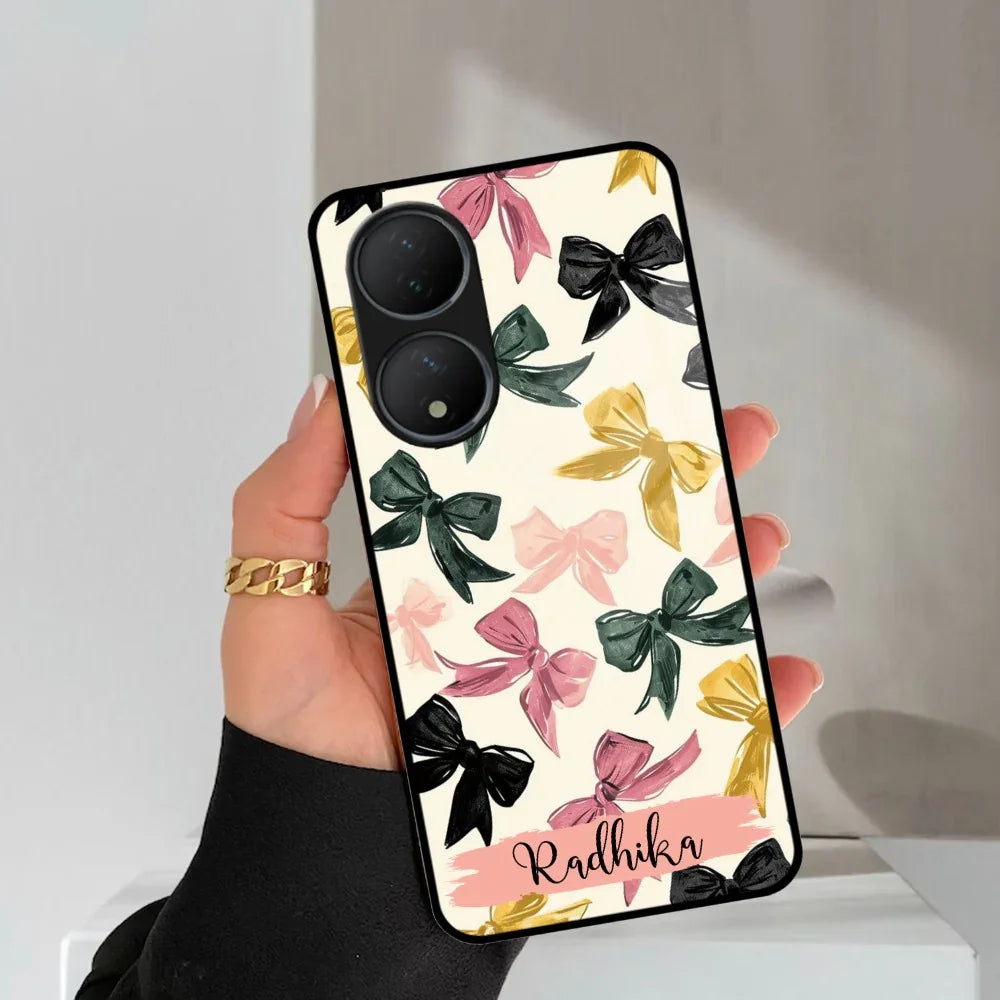 Bow Customize Glass Case Cover For Vivo - ShopOnCliQ