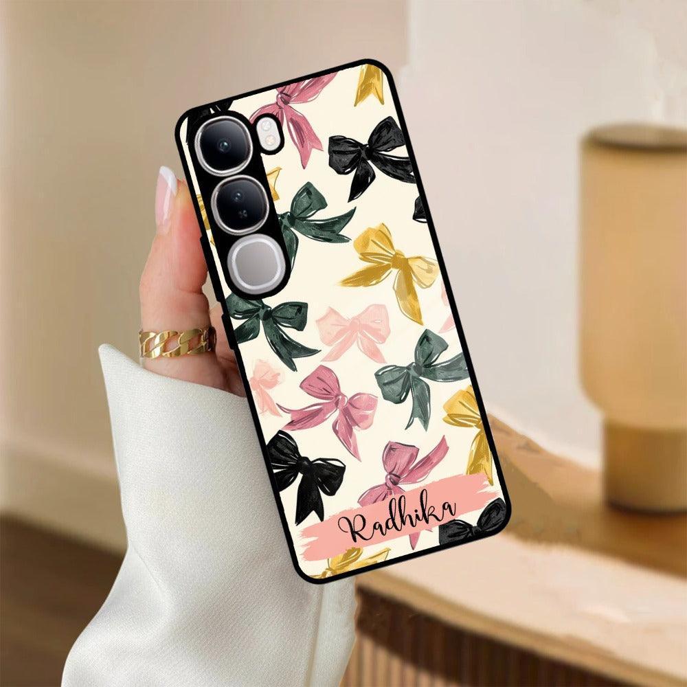 Bow Customize Glass Case Cover For Vivo - ShopOnCliQ
