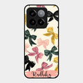 Bow Customize Glass Case Cover For Xiaomi 14 5G