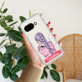Braid Girl Customize Transparent Silicon Case For Google Pixel 9a 5G